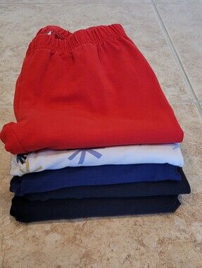 Cotton Leggings Bundle Hanna Andersson, DISNEY, Childrens Place Size 6  7 8 girl
